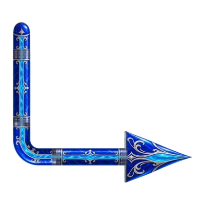 Blue Ink arrow skin