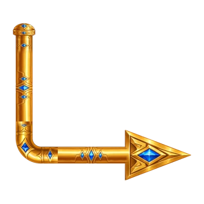 Sunforged golden arrow