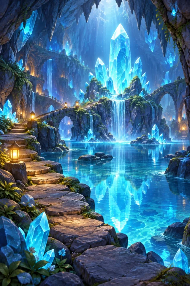 Crystal Caves landscape